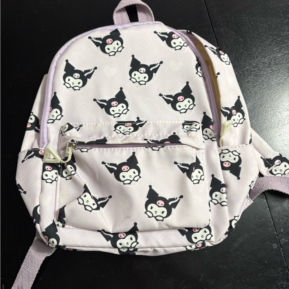 Cute Character Print Backpack
